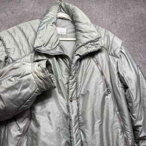 Vintage Bogner Womens Ski Jacket Medium Green Puffer 90s Alpinecore USA Made